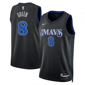 Camiseta Hombre Dallas Mavericks Josh Green 2023-24 Nike City Edition Negro Swingman